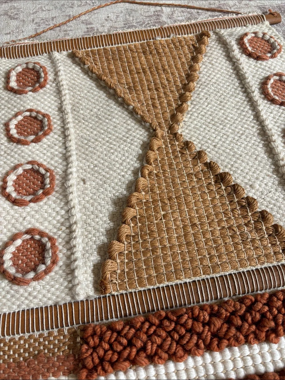 1970 Don Freedman Fiber Art Wall Hanging